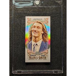 Trevor Lawrence Rookie 2021 Allen & Ginters Mini Chrome Prizm RC Jaguars